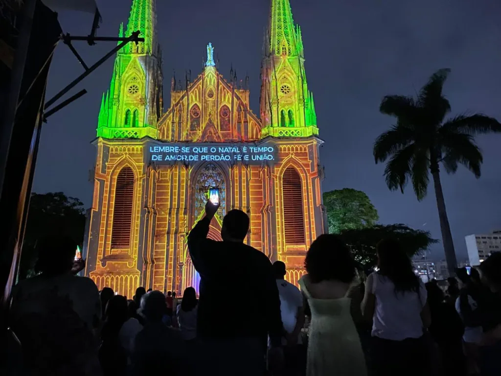 Catedral de Vitória será coberta com luzes e cores