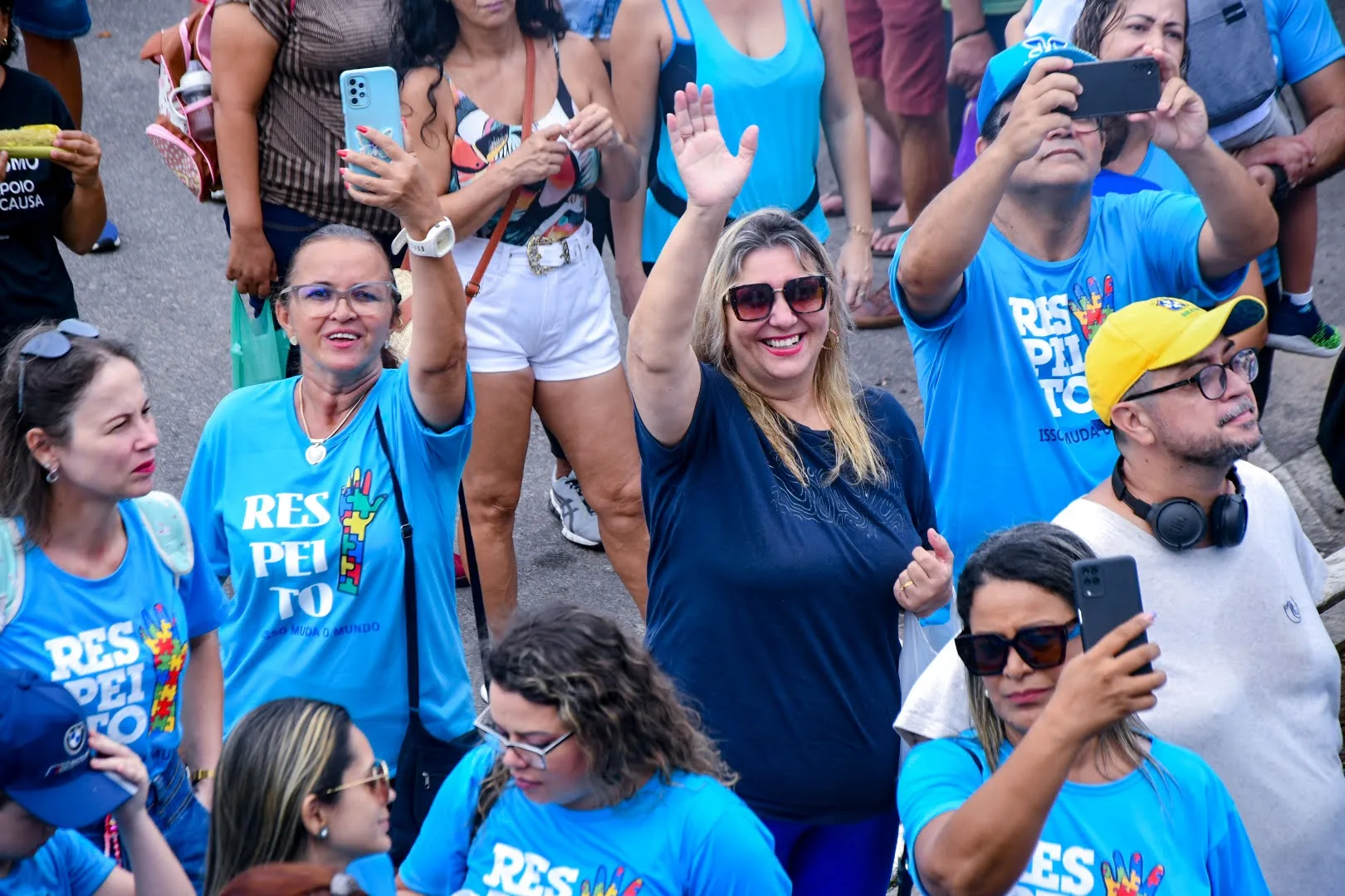 Caminhada pelos autistas