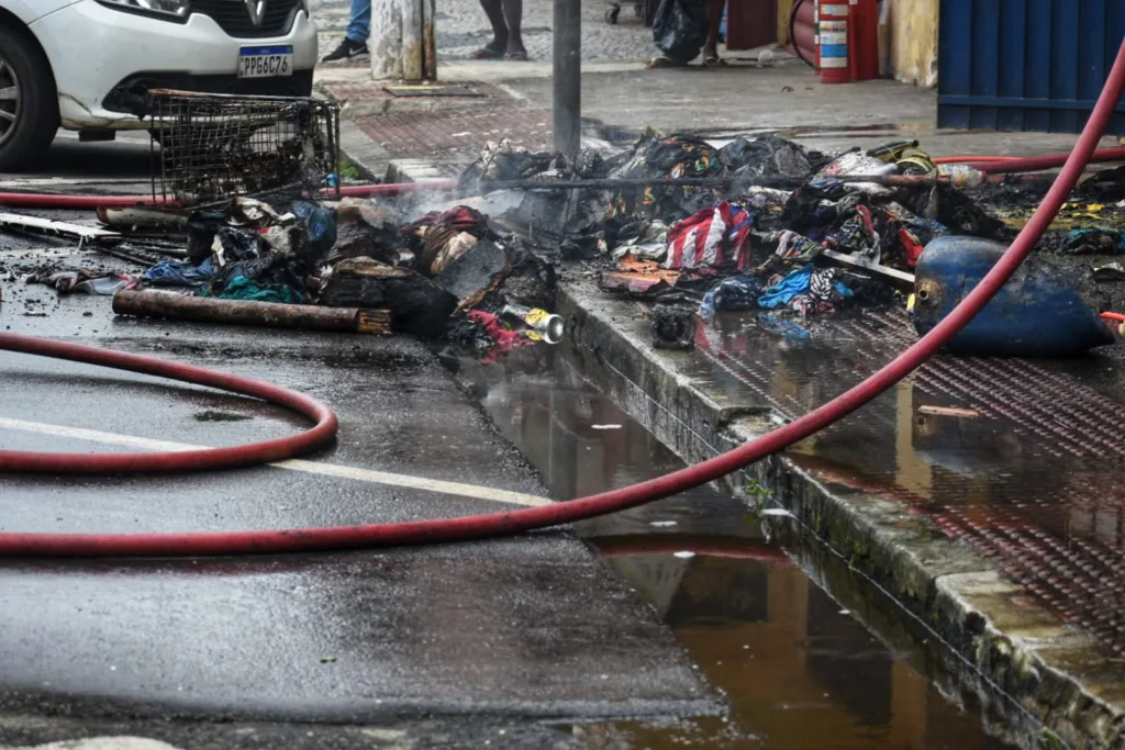 Incêndio no Centro de Vitória