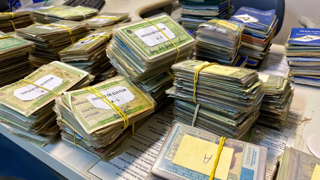 Documentos perdidos na casa do cidadão