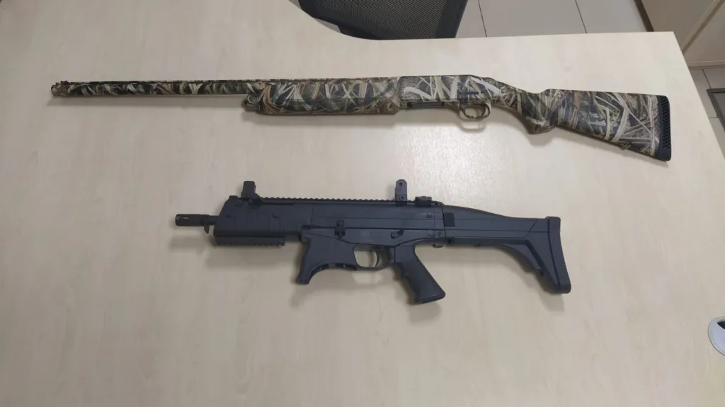 armas apreendidas pela Polícia Federal