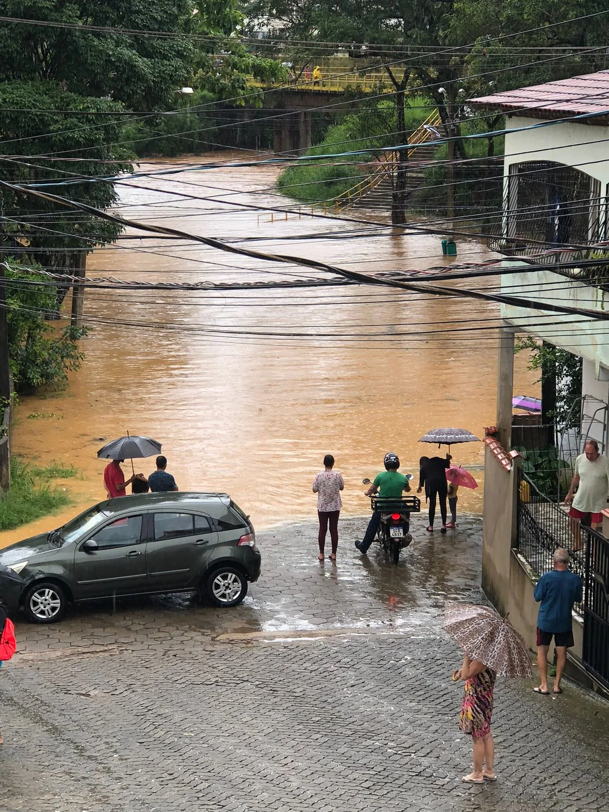 Pontos de alagamentos em Fundão