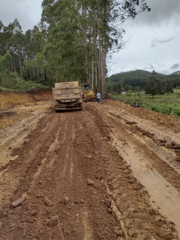 Obras na estrada