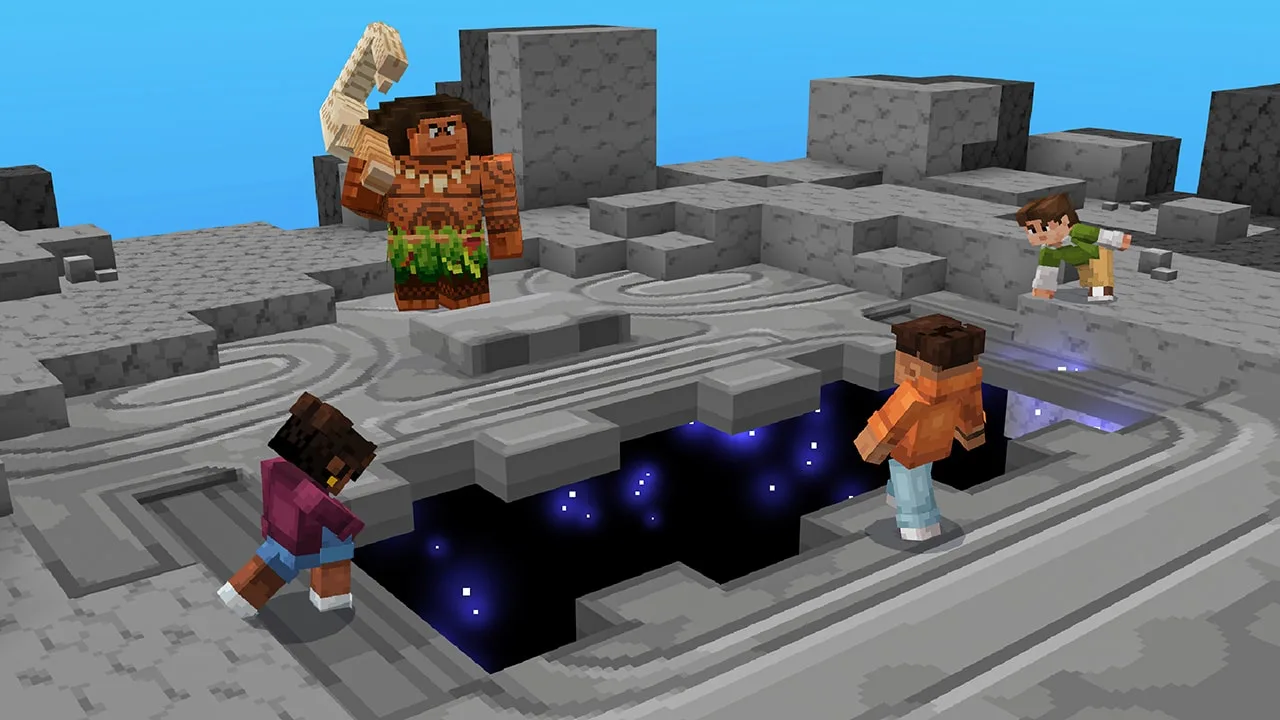 Moana navega em Minecraft com novo DLC inspirado no filme