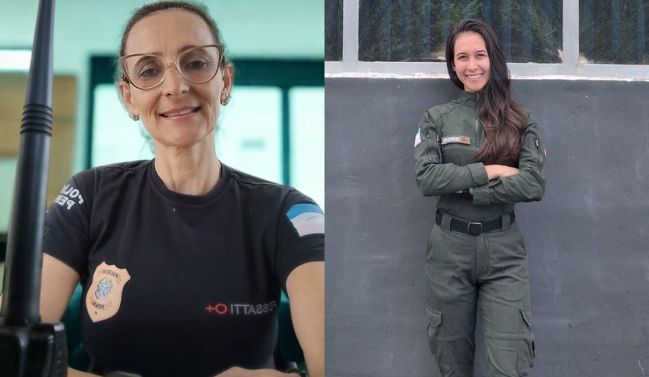 Mãe filha tornam policiais penais