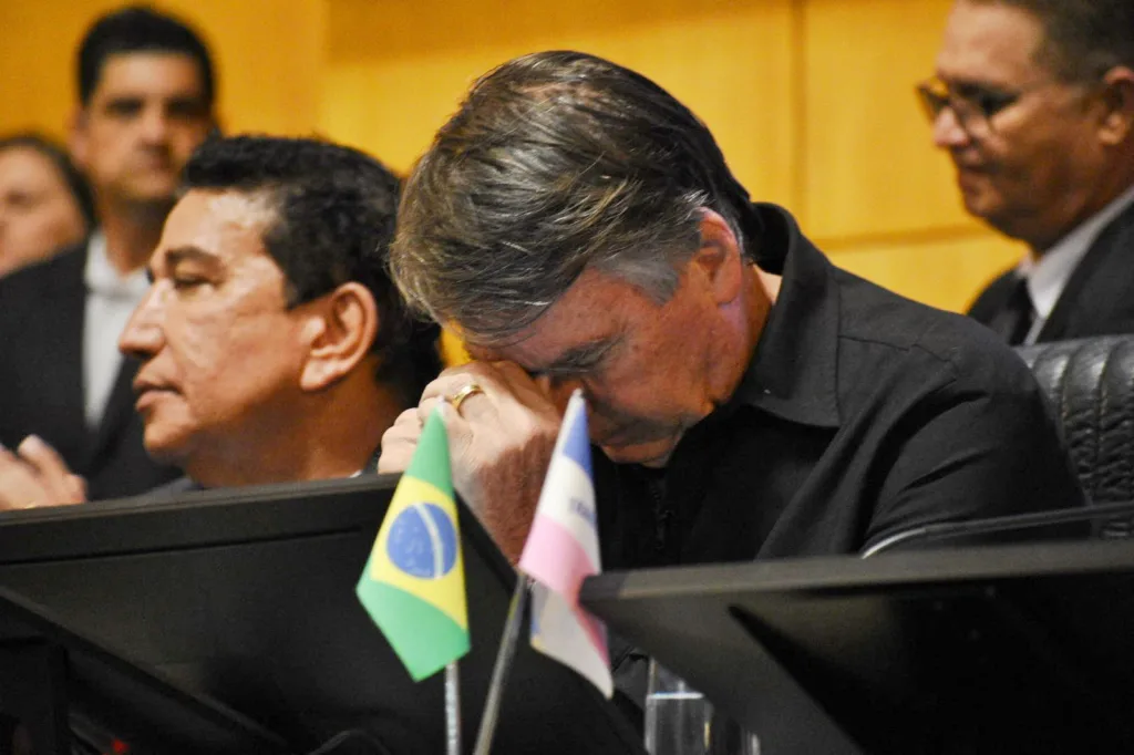 Jair Bolsonaro na Assembleia ALES