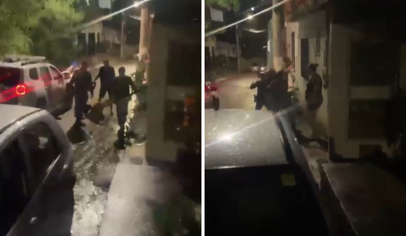 Mulher agredida por policiais em Vila Velha