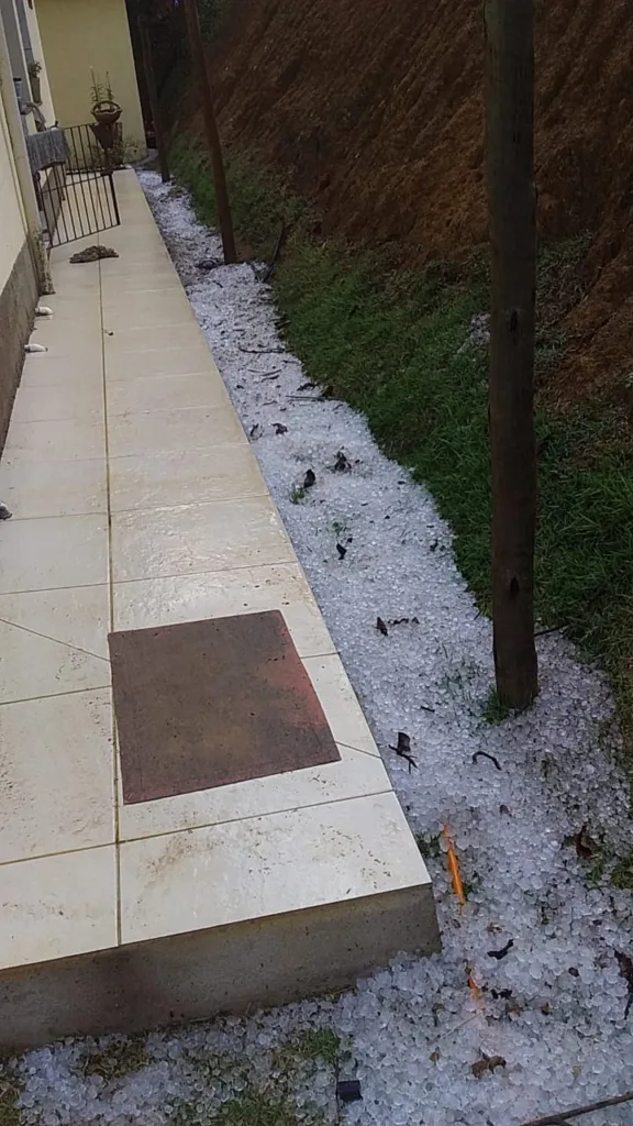 chuva de granizo em santa teresa