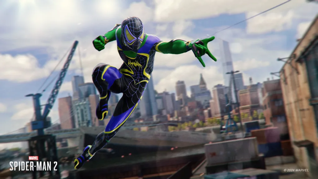 Atualização gratuita traz traje de Vini Jr e Lando Norris e melhorias para Marvel's Spider-Man 2