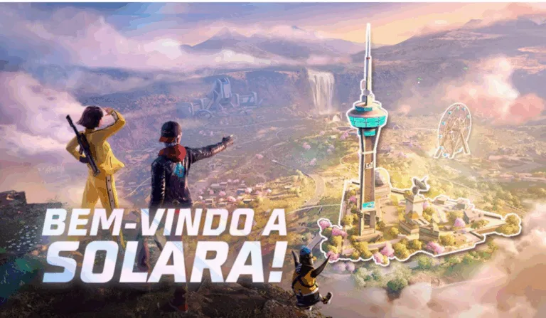 Prepare-se para Solara em Free Fire. Um mapa de ação com recursos inovadores e recompensas que vão elevar sua jogabilidade!