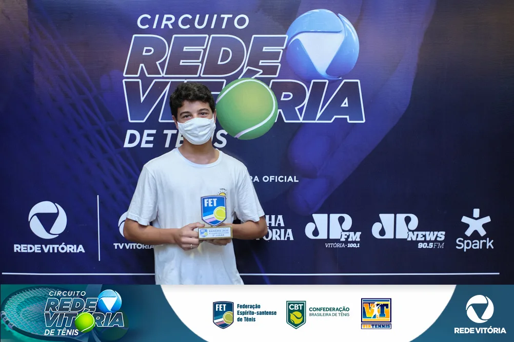 Premiação Circuito TV Vitória de Tênis