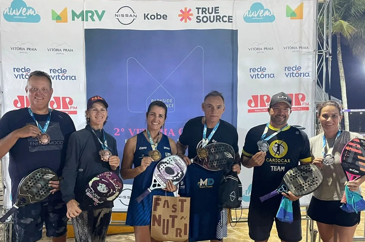 2º Vitória Open de Beach Tennis, praia de Camburi. Dia 1