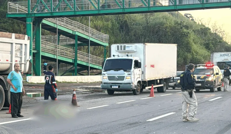 Acidente com morte na BR-262, em Viana
