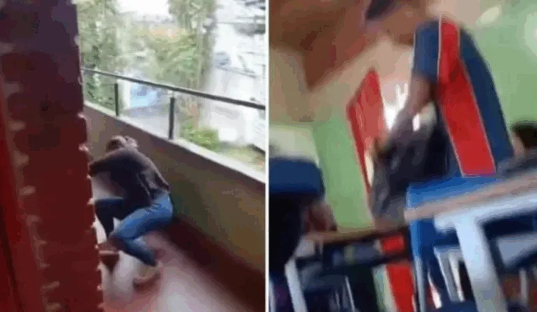 Aluno agride professora após ser repreendido por uso de celular em escola de BH