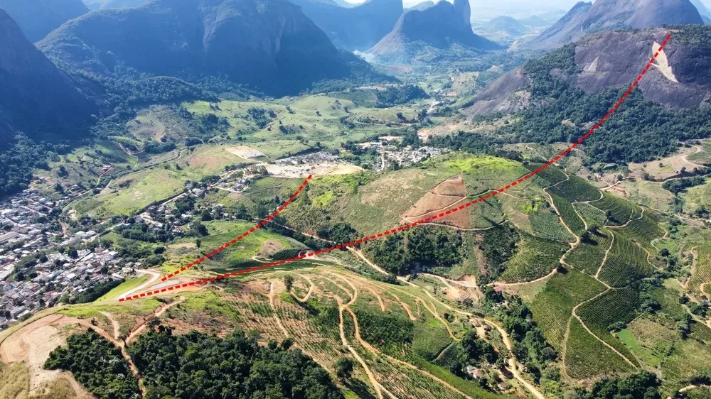 Maior tirolesa do Brasil