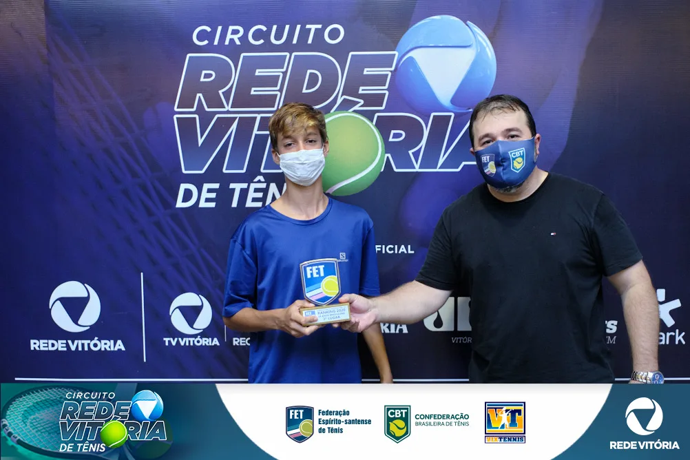 Premiação Circuito TV Vitória de Tênis