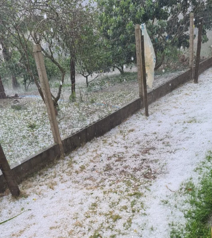 chuva de granizo