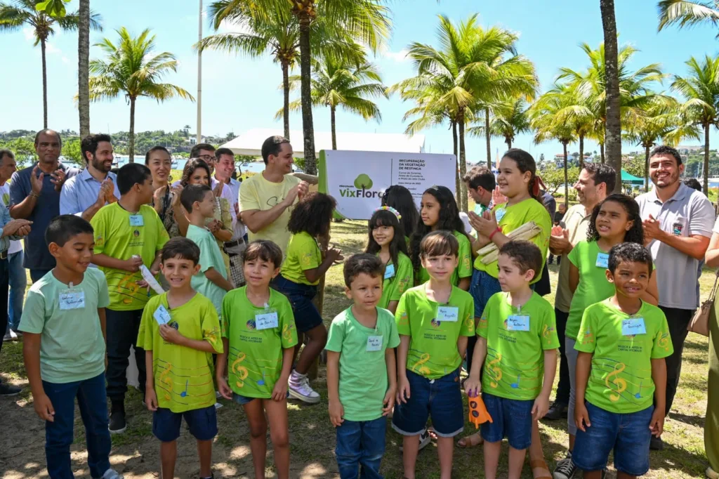 Evento de recuperação da restinga