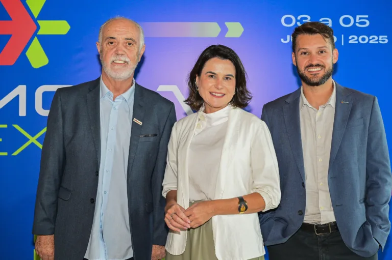 Marcelo Braga (Liga de Marketing); Luiz Alberto Teixeira (Transcares) e Marcos Milanez (Milanez & Milaneze)