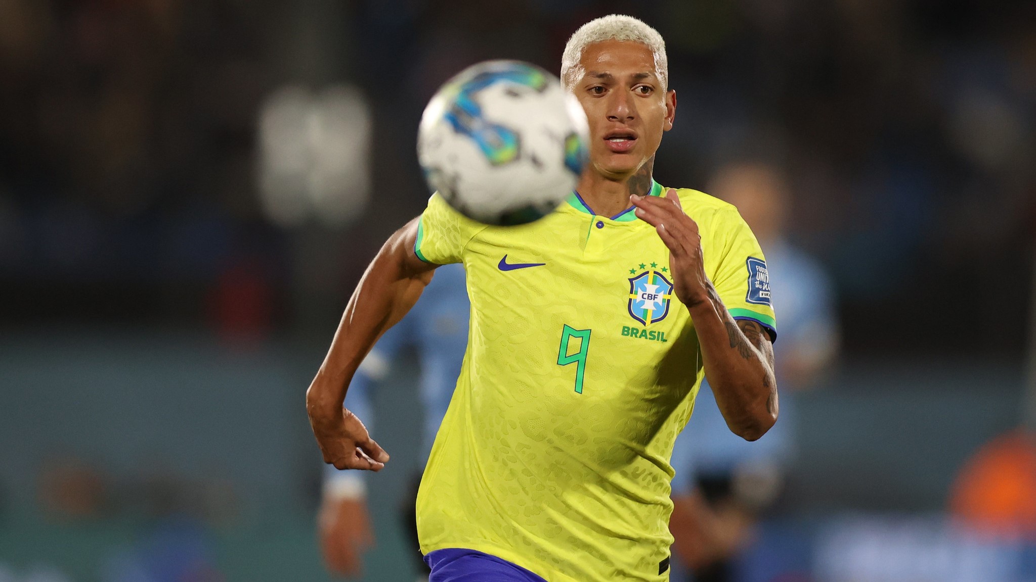 Richarlison Uruguai x Brasil no Estadio Centenario em Montevideu pelas Eliminatórias 2026. Foto:Vitor Silva/CBF