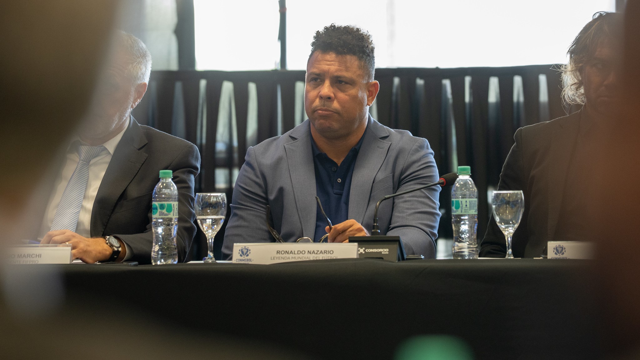 Reunião na Conmebol. Ronaldo Fenômeno