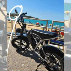 Bicicleta elétrica furtada