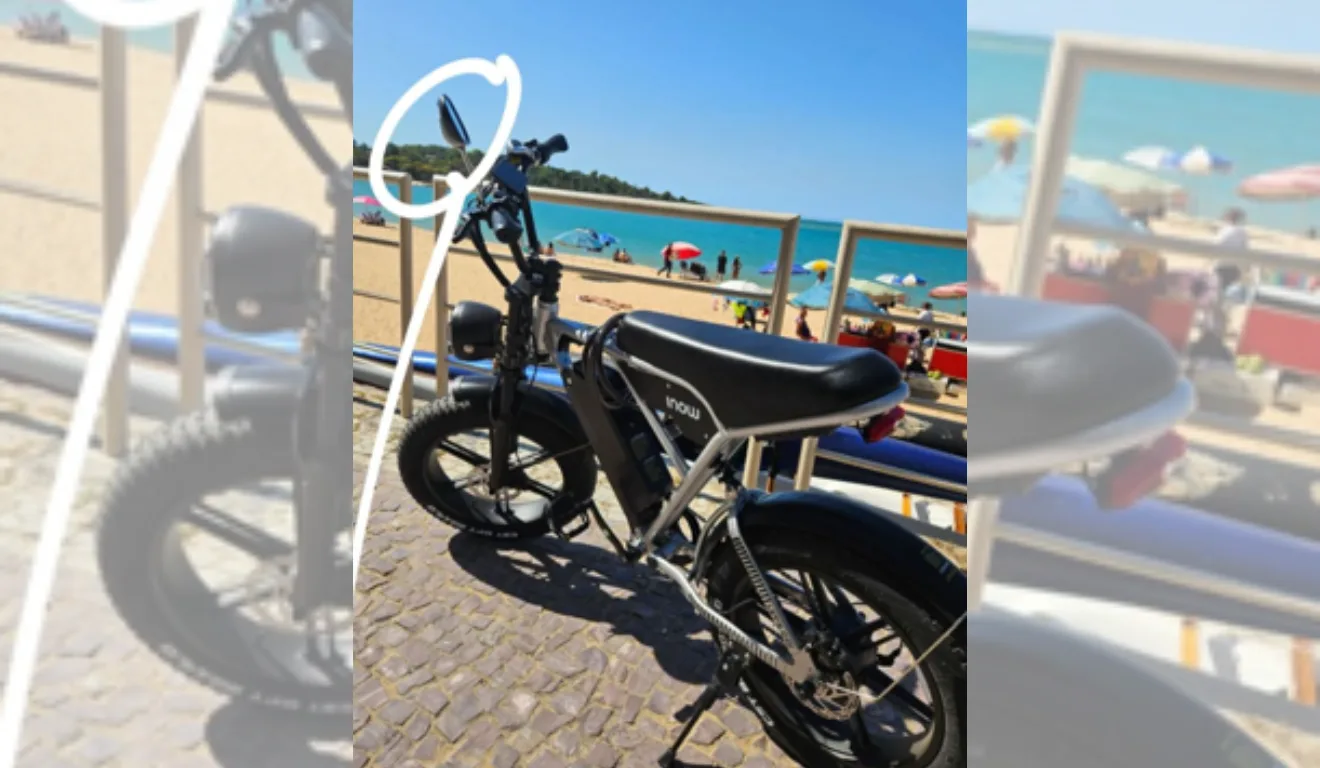 Bicicleta elétrica furtada