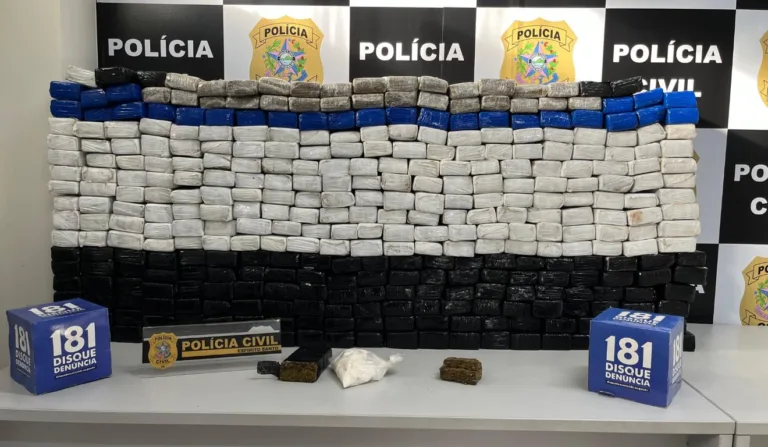 Droga foi apreendida em Vila Nova de Colares

Reprodução/Sesp