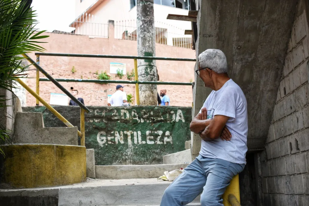 Escadaria da fama - Sr.Gentileza obras
