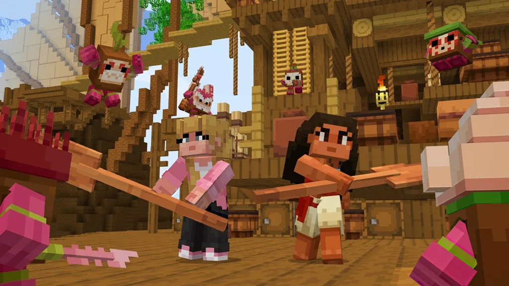 Moana navega em Minecraft com novo DLC inspirado no filme