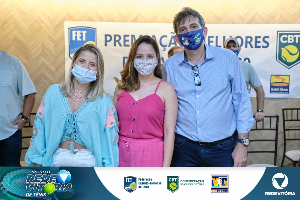 Premiação Circuito TV Vitória de Tênis