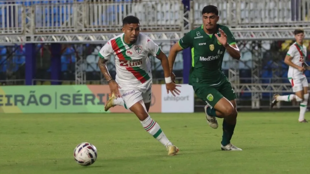 Série D: Porto Vitória x Portuguesa-SP. Kleber Andrade