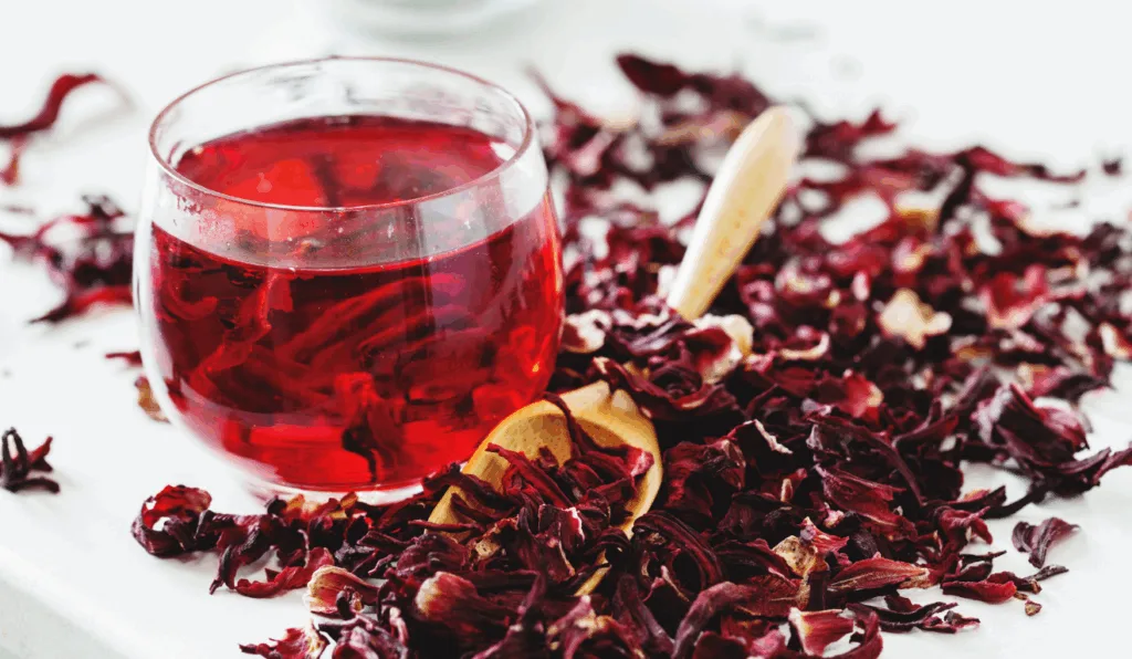 O chá de hibisco ajuda na saúde/Reprodução