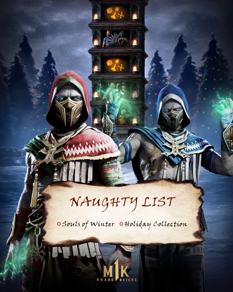 Mortal Kombat 1 celebra as festas de fim de ano com eventos gratuitos