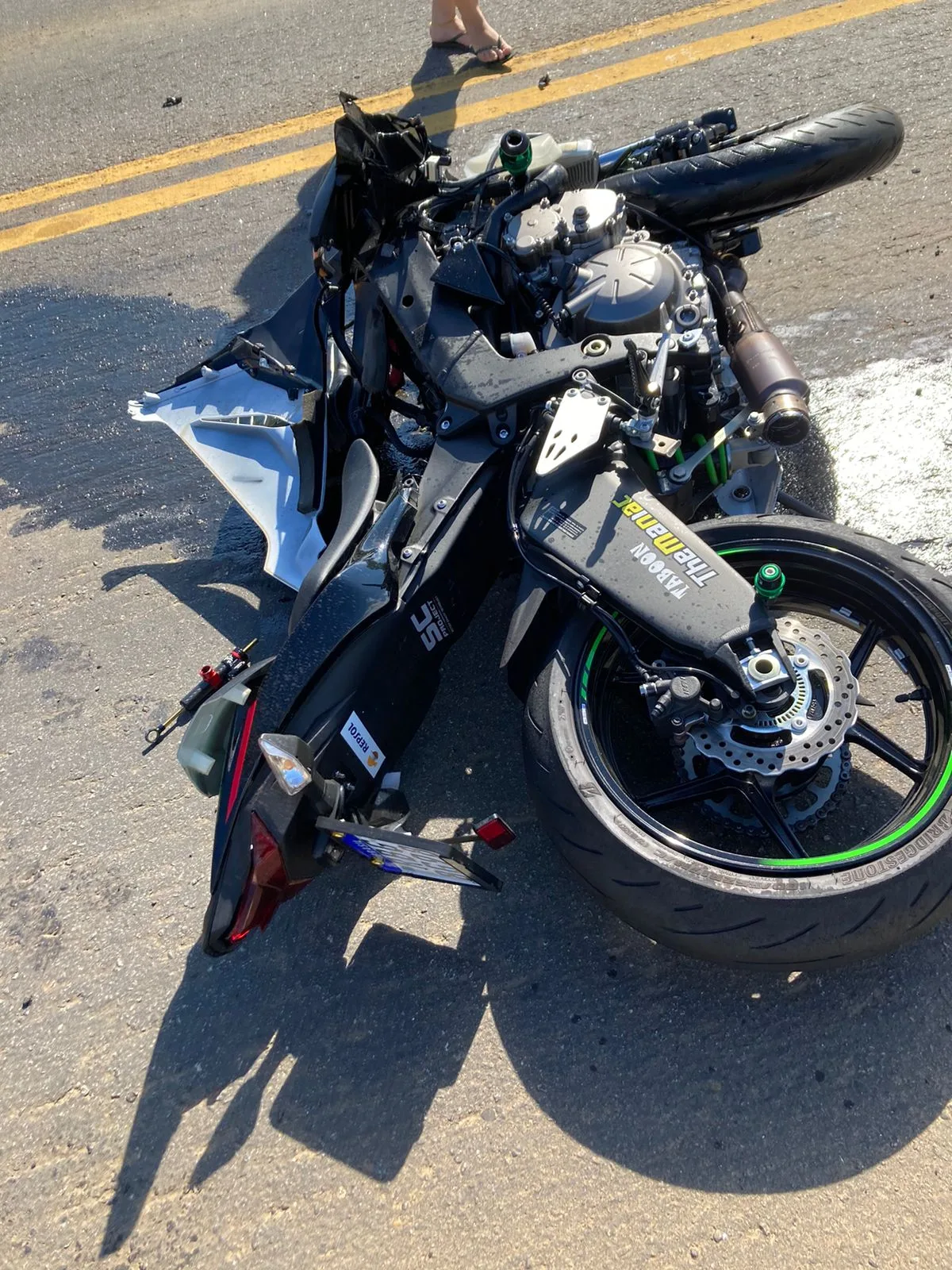 Acidente Moto Esportiva Rodovia ES-060