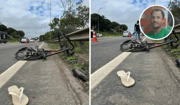 Ciclista morto na BR-101