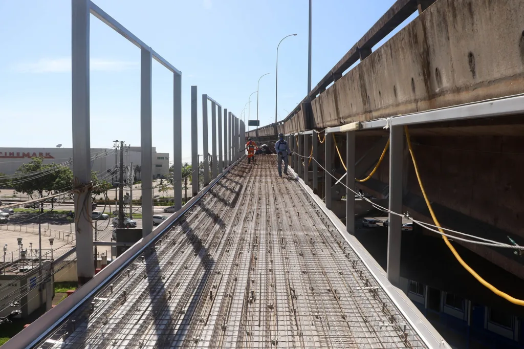 Obras na Terceira Ponte e Ciclovia
