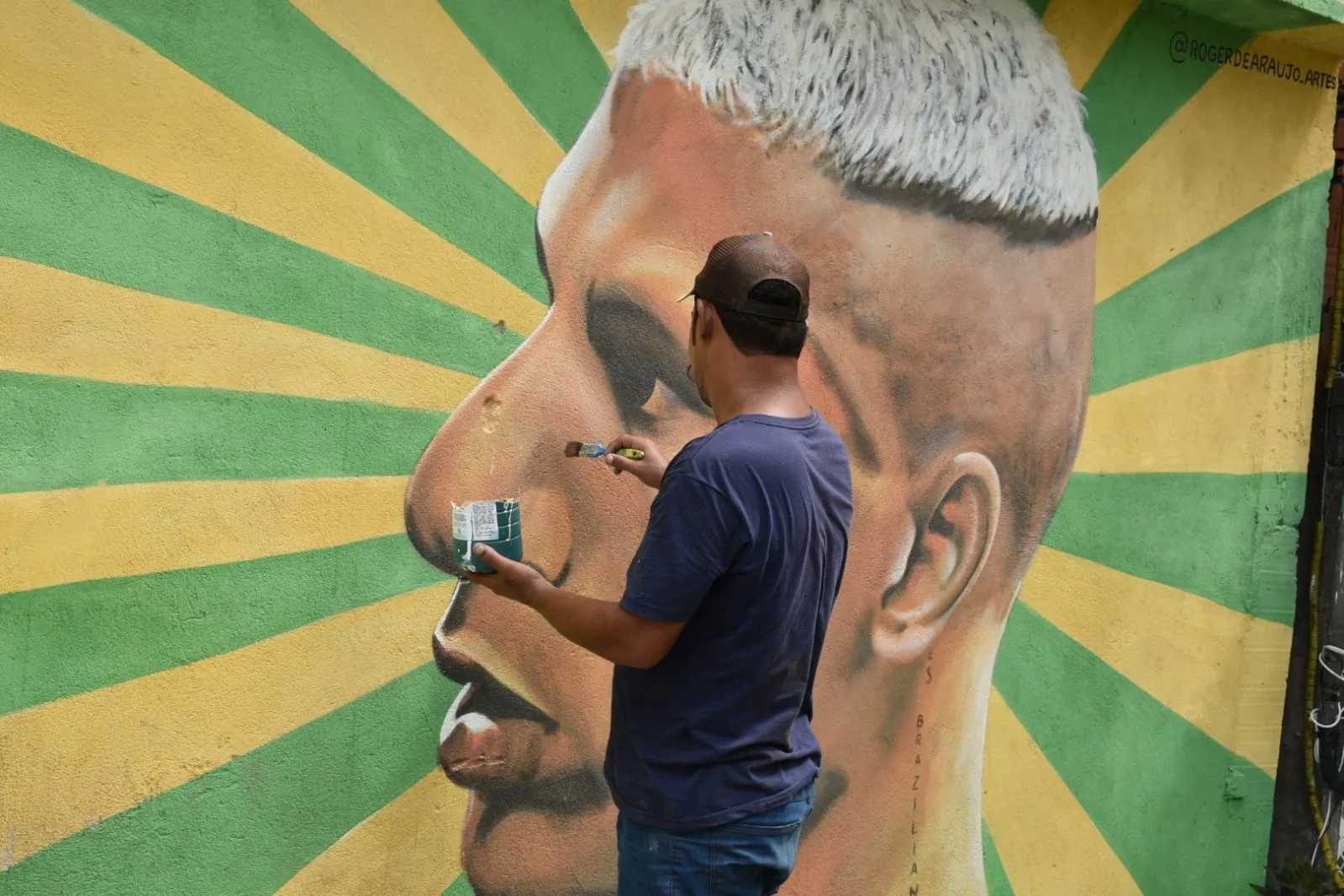 Pinturas da copa em São Benedito
