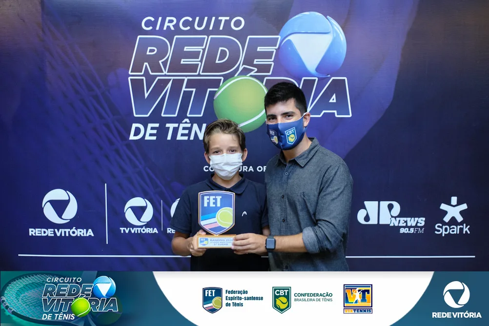 Premiação Circuito TV Vitória de Tênis