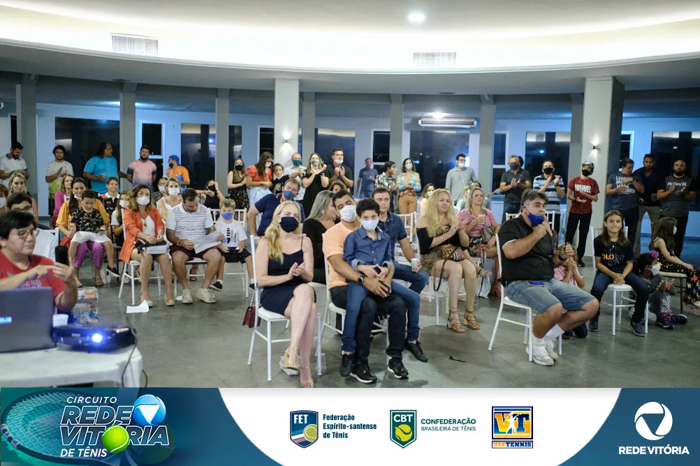 Premiação Circuito TV Vitória de Tênis