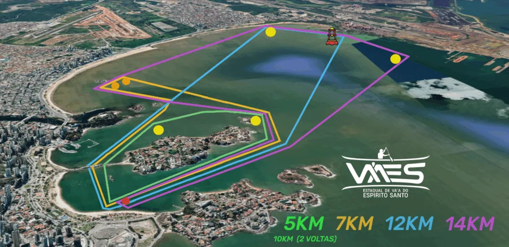 Percursos da 1ª etapa do Estadual de Va'a, Curva da Jurema.
