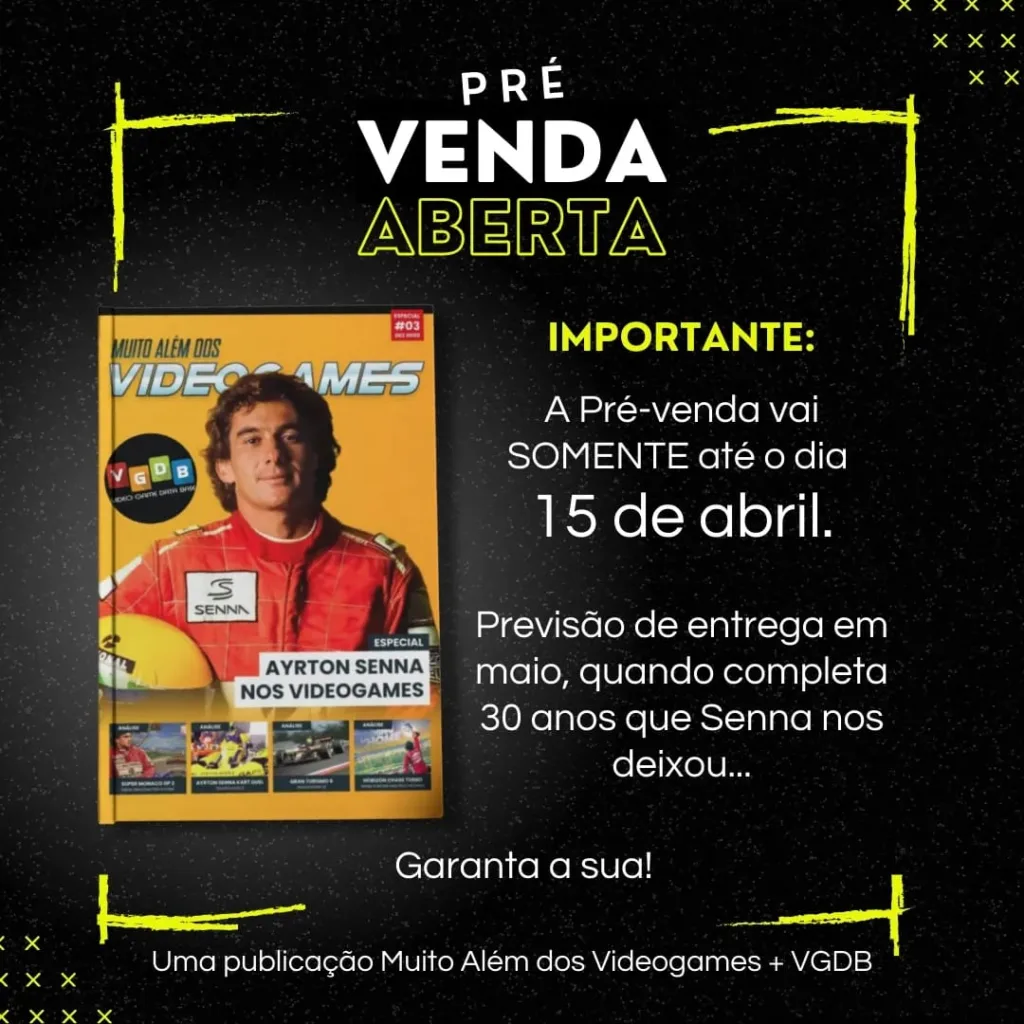 Ayrton Senna nos Videogames: Um livro em edição limitada imperdível