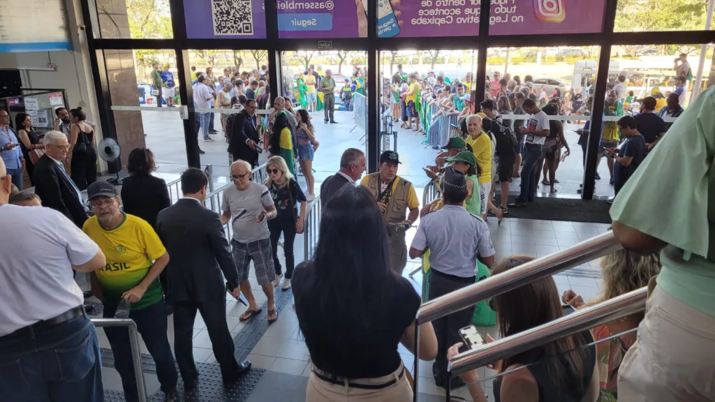 Jair Bolsonaro e Magno Malta na Assembleia ALES