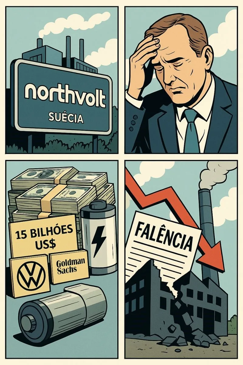 O que a falência da startup sueca de baterias Northvolt ensina para a eletro mobilidade no Brasil? 