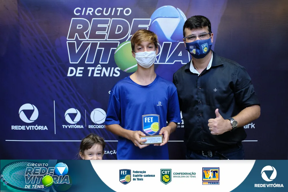Premiação Circuito TV Vitória de Tênis