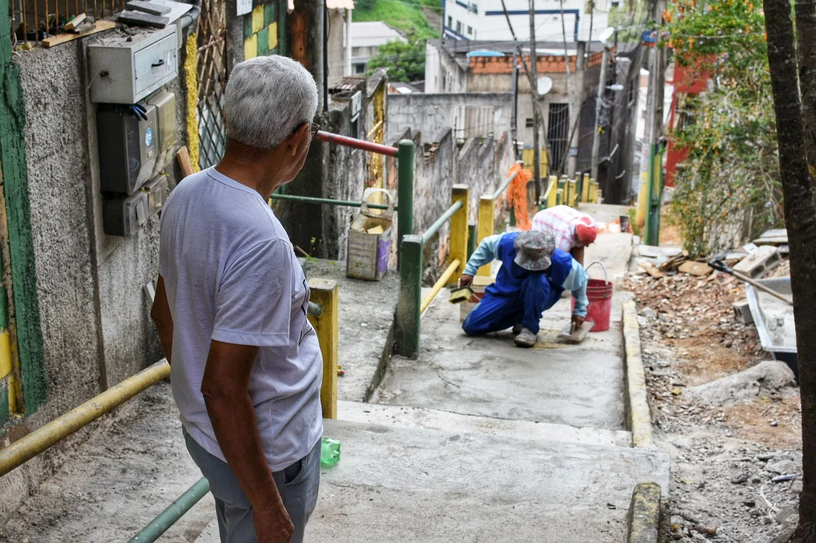 Escadaria da fama - Sr.Gentileza obras