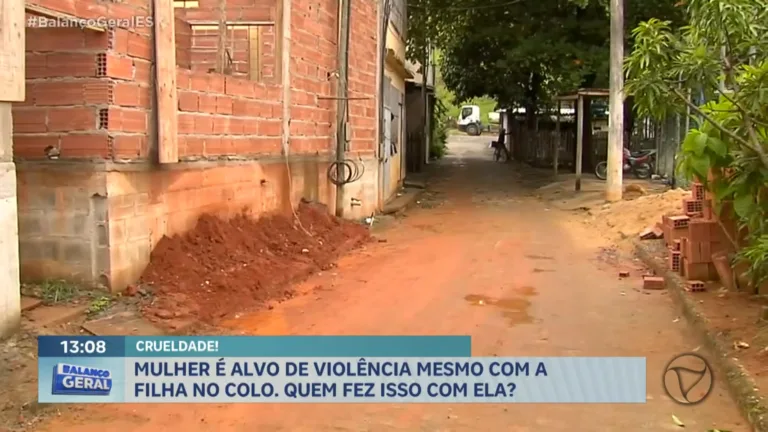 Gari é agredida pelo marido em frente aos filhos e é salva pela polícia