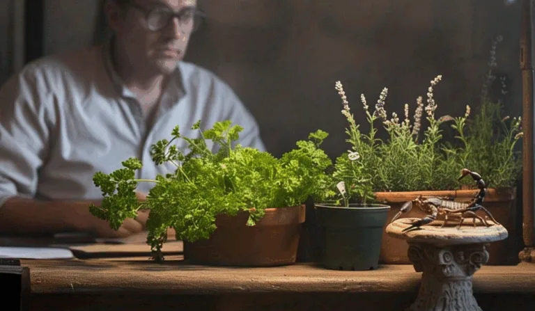 Plantas no combate de insetos (Foto: Meta IA)
