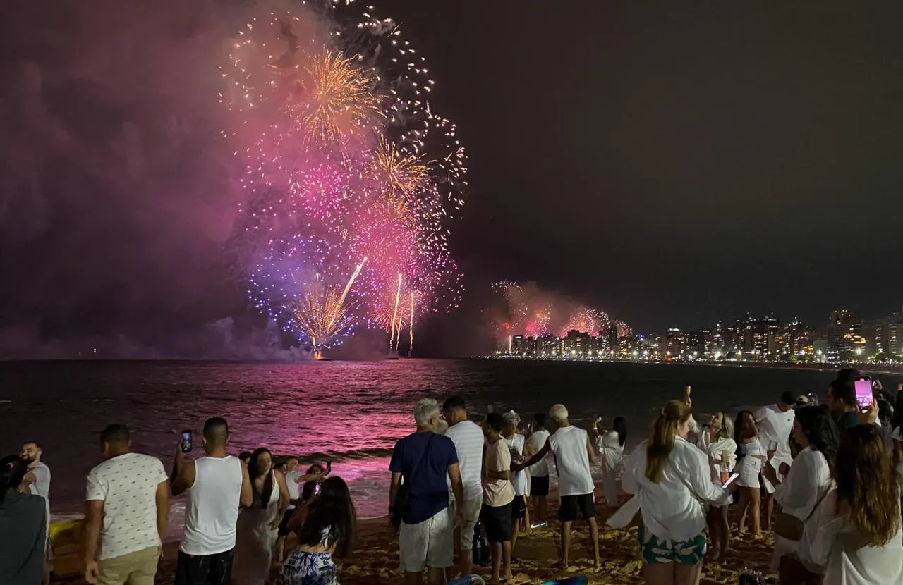 Queima de fogo em Vila Velha - Praia da Costa