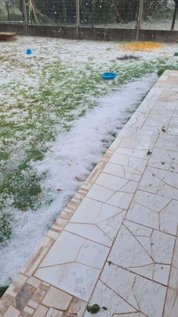 chuva de granizo em santa teresa